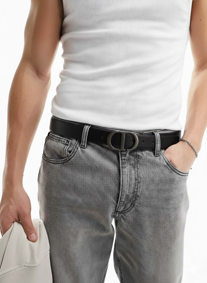 Christian Dior Double-Face Leather Belt