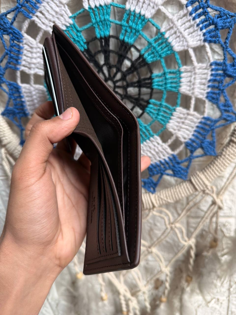 Brown Celvin Klein Wallet 6