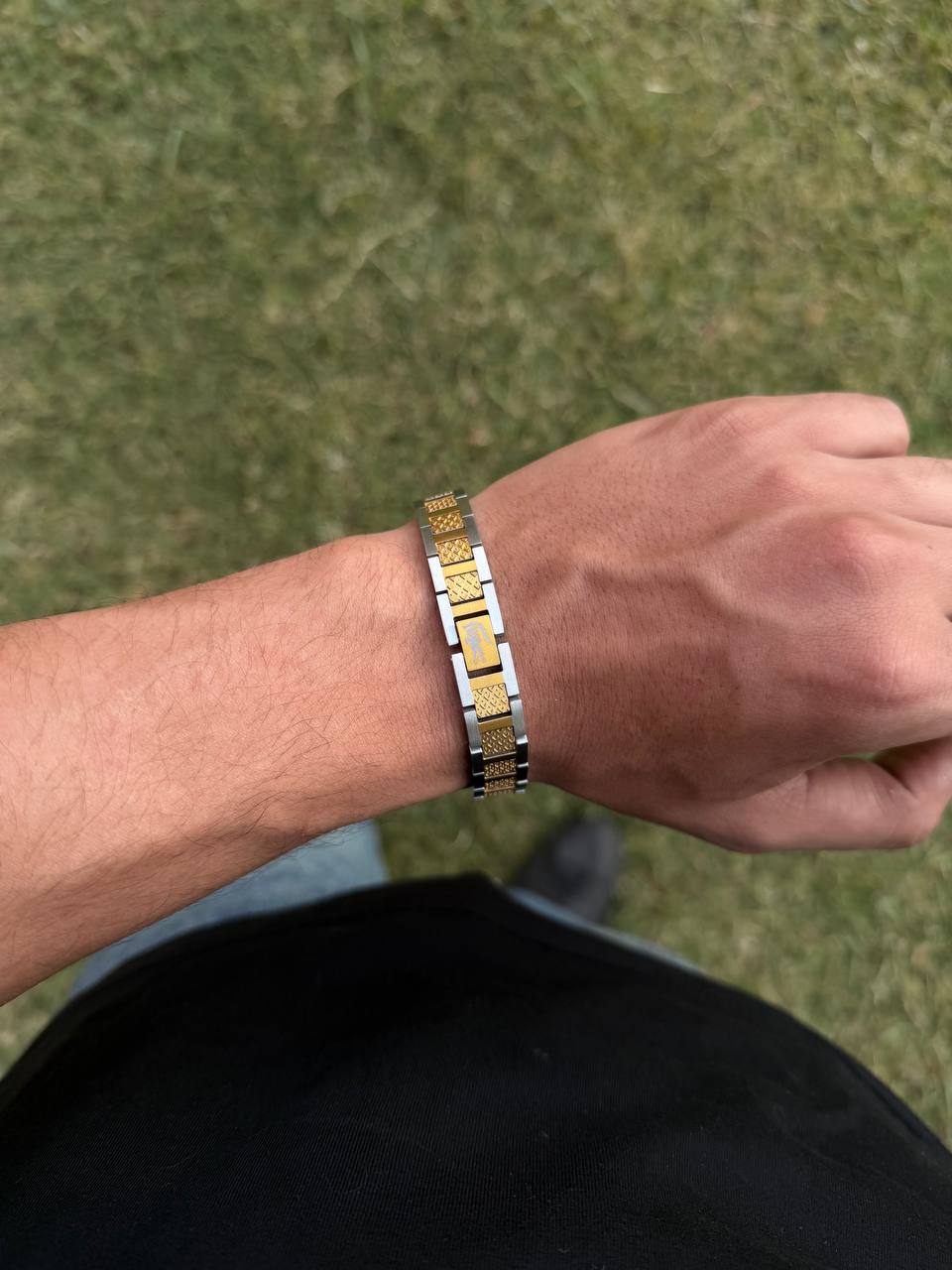 Silver-gold Lacoste Original Shape