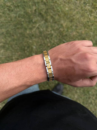 Silver-gold Lacoste Original Shape