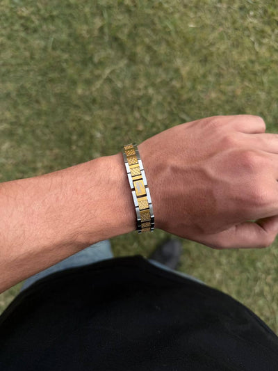 Silver-gold Lacoste Original Shape