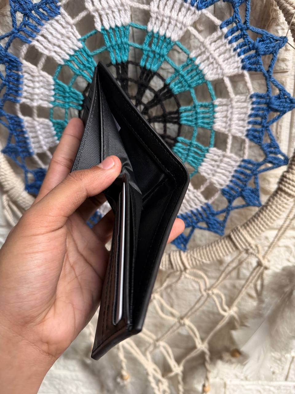 Basic Black Lacoste wallet