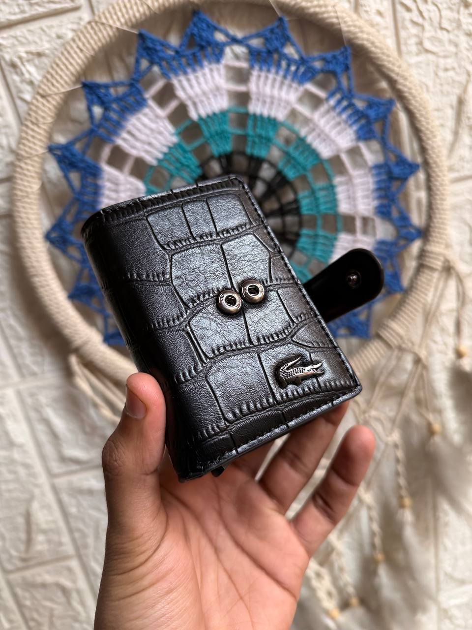 Lacoste Men's Slim Wallet & Card Holder