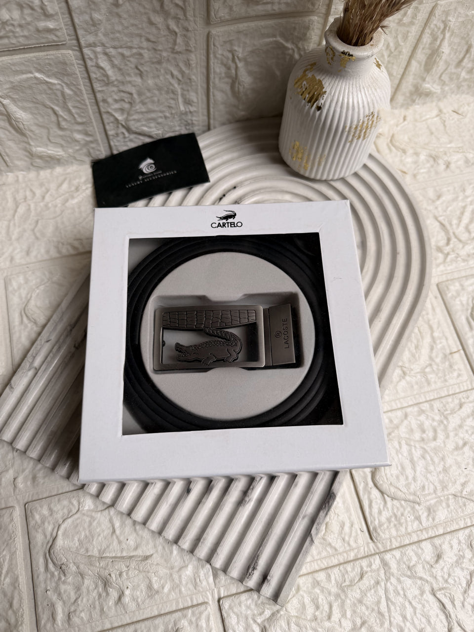 Lacoste Double-Face Leather Belt