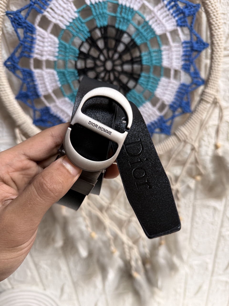 Christian Dior Double-Face Leather Belt