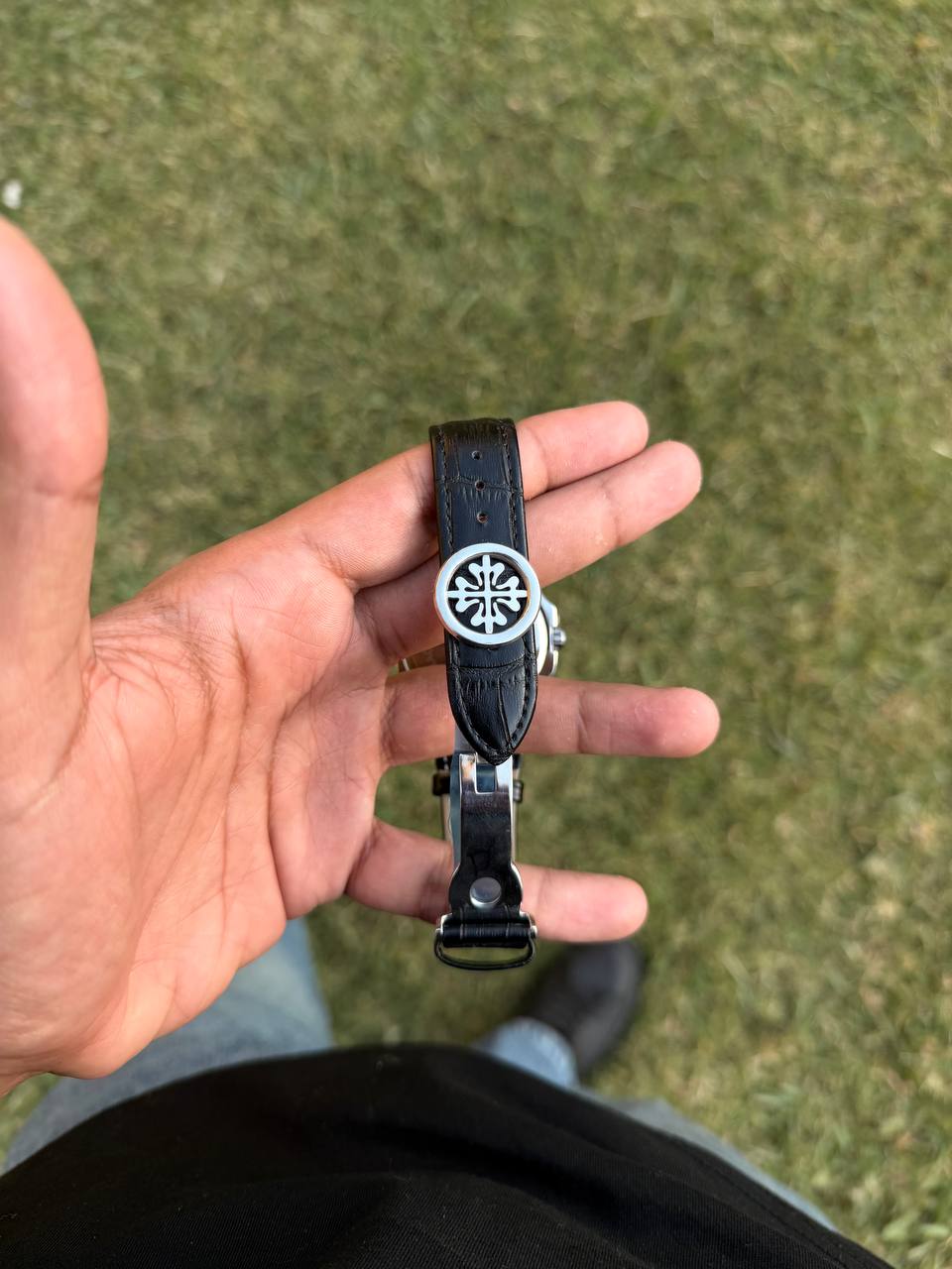 patek philippe leather