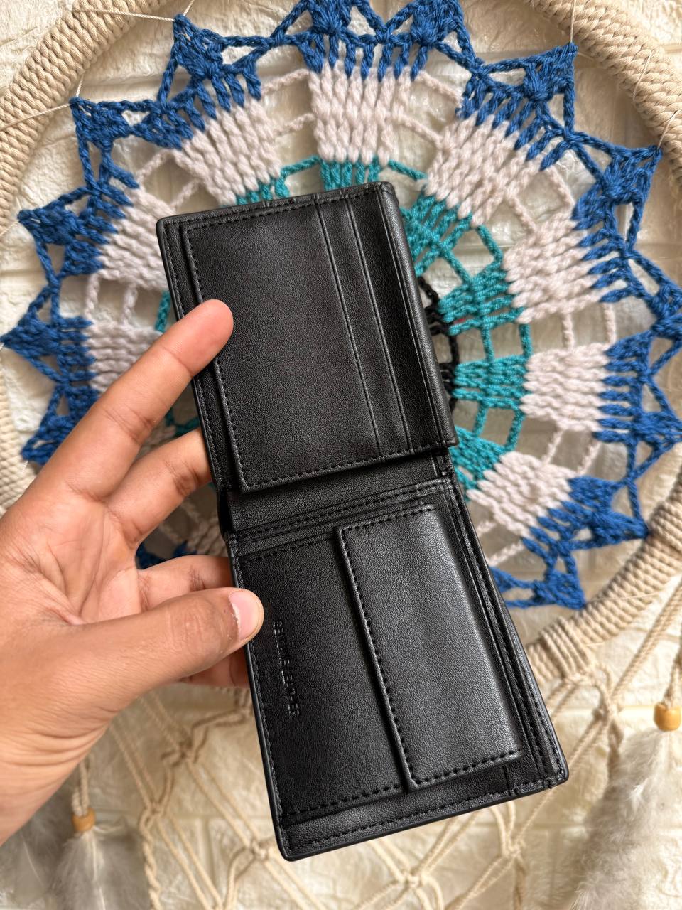 Black-White Lacoste wallet “ Mirror original “