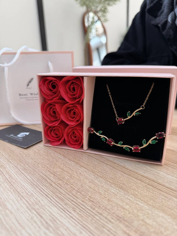 Tulip Set " Necklace+Bracelet"