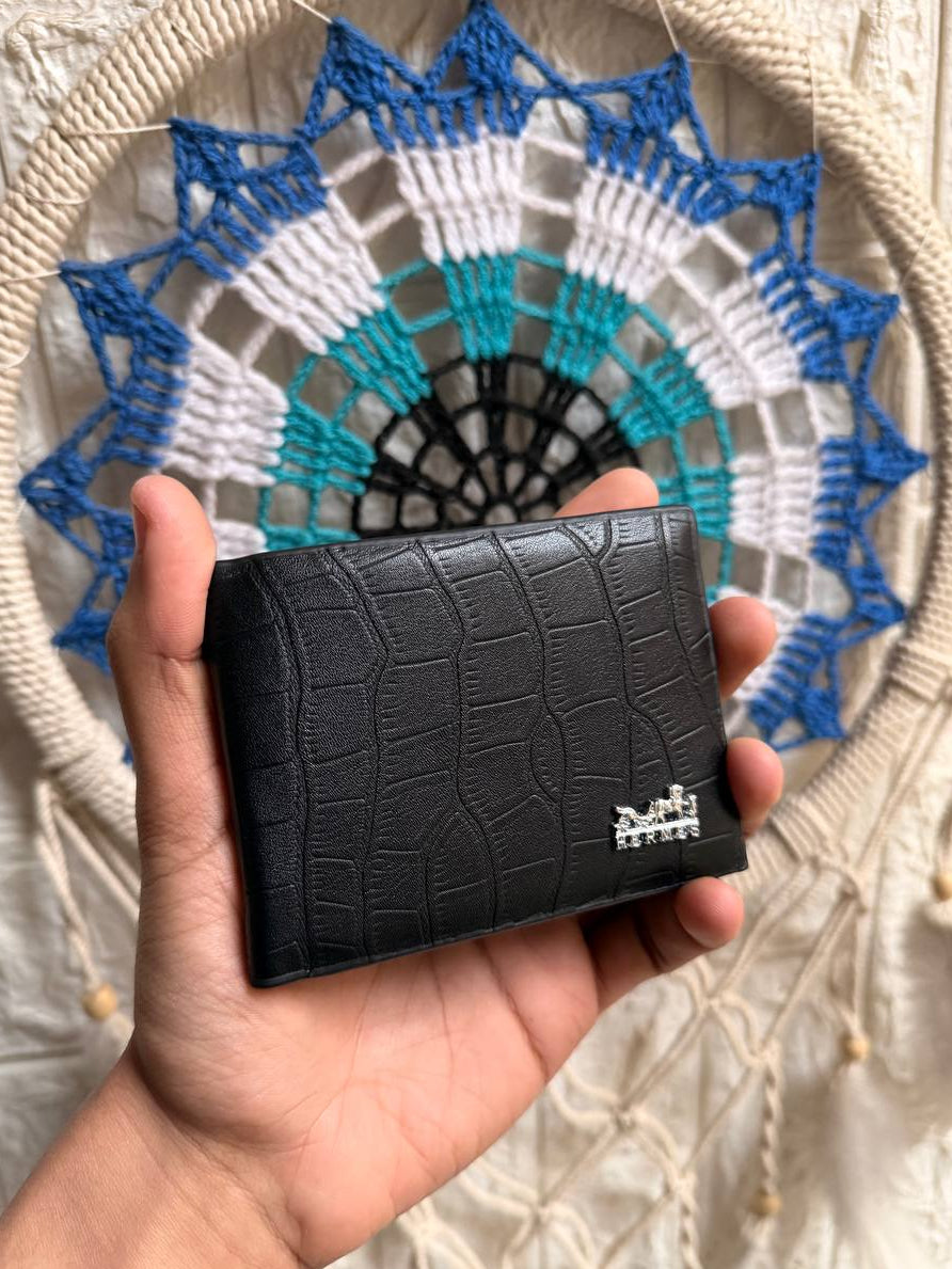 Hermes Black Wallet