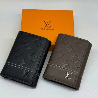 L&V Men's Slim Wallet & Card Holder
