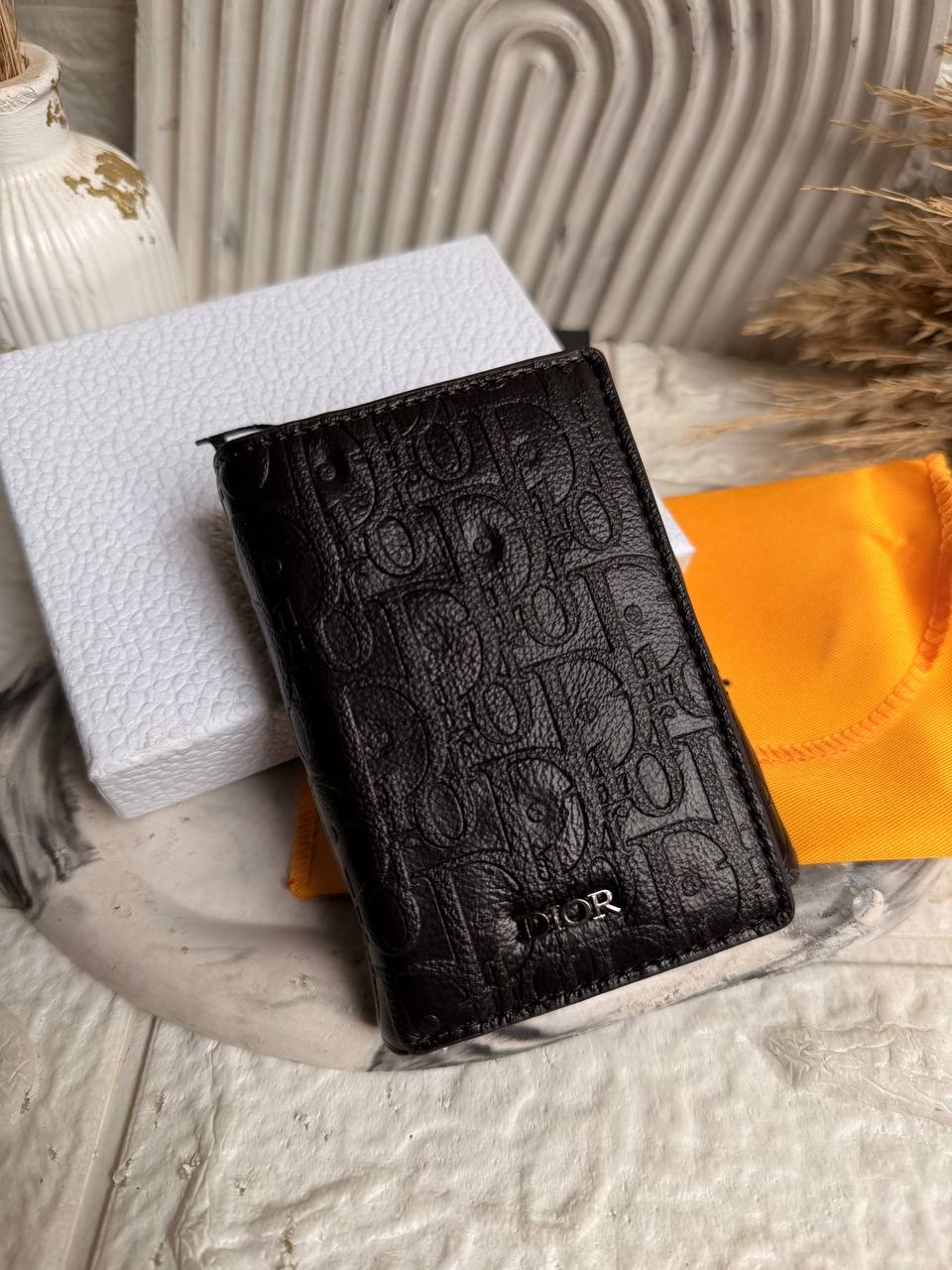 Dior Men's Slim Wallet & Card Holder