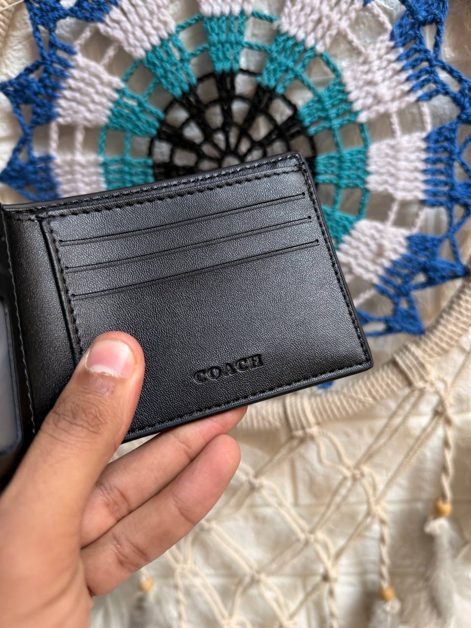 Minimal Coach wallet