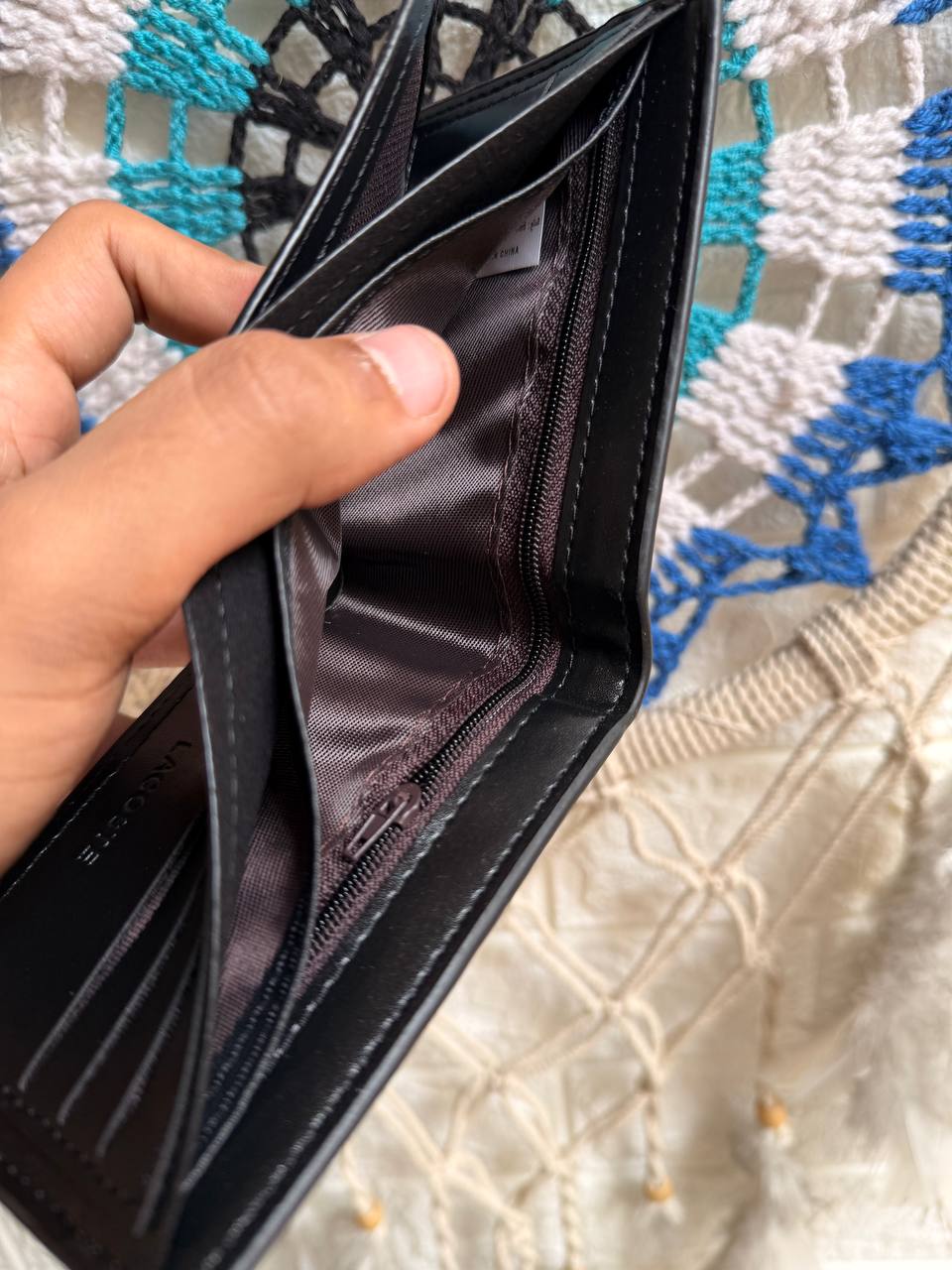 Lacoste Embossed Logo Men's Wallet