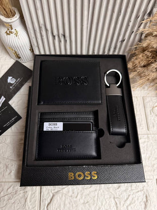 Premium Hogo Boss Leather Gift Box2