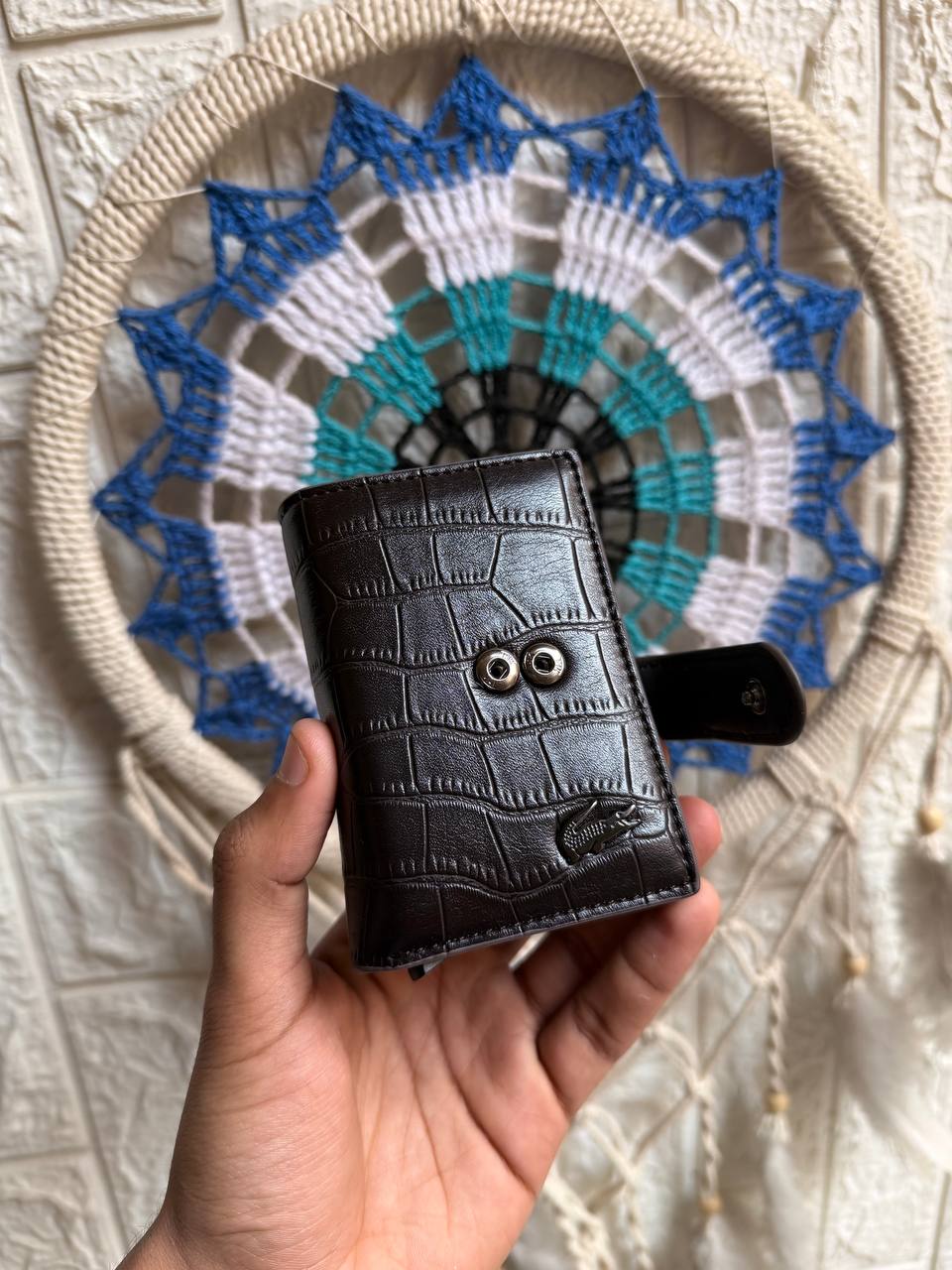 Lacoste Men's Slim Wallet & Card Holder