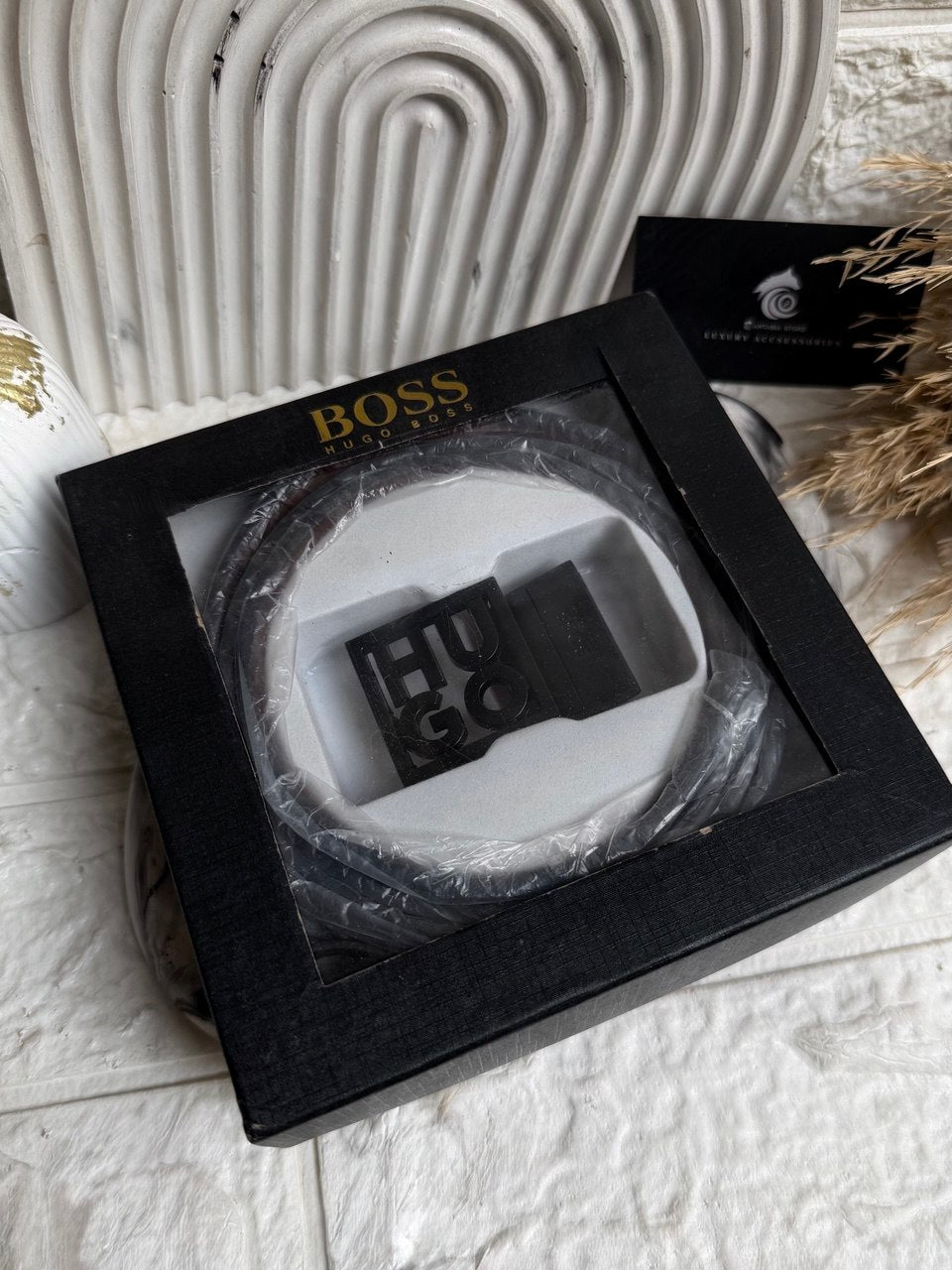Hugo Boss Double-Face Leather Belt