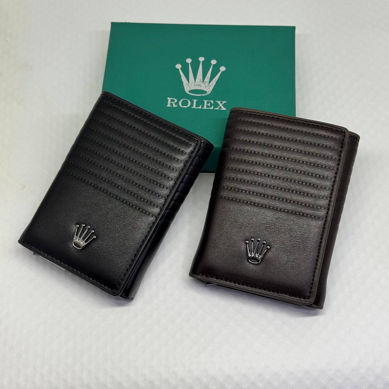 Rolex Men's Slim Wallet & Card Holder