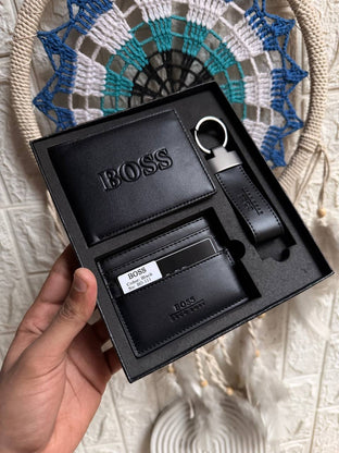 Premium Hogo Boss Leather Gift Box2