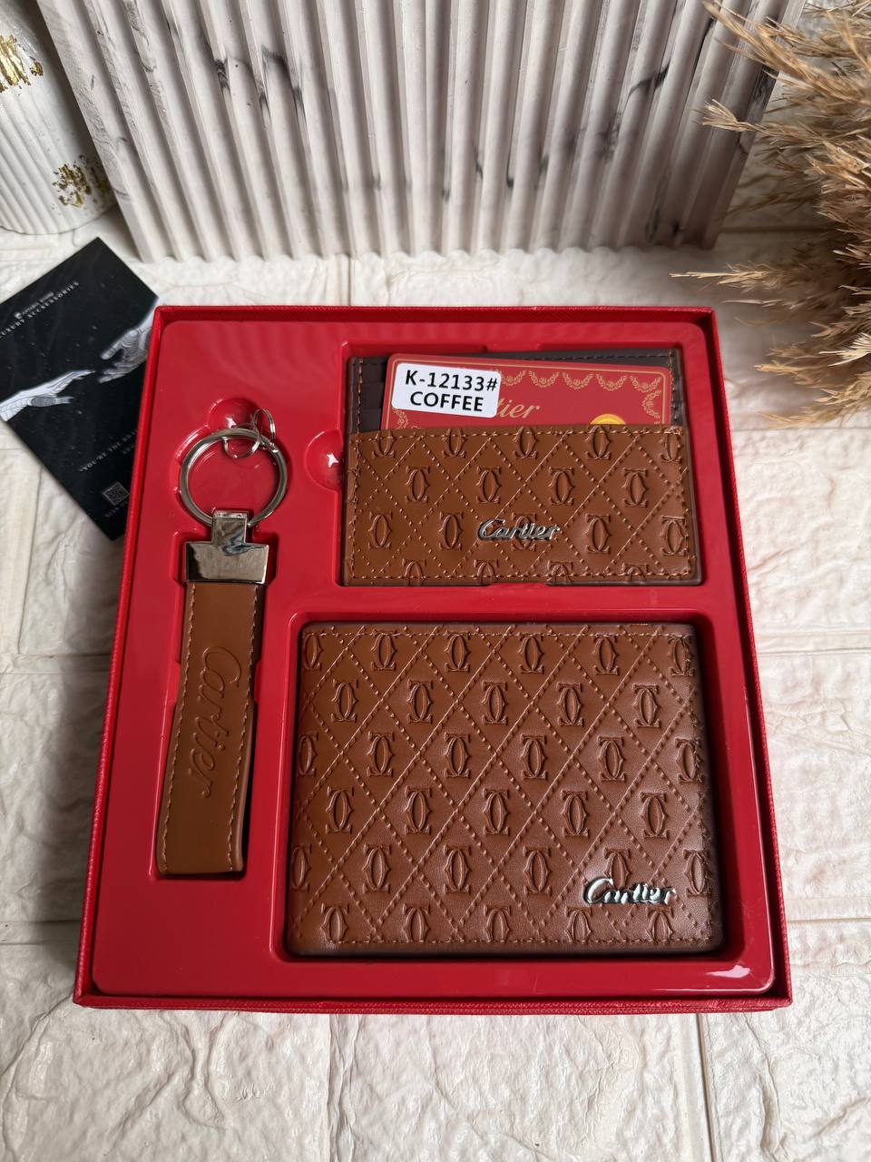 Premium Cartier Leather Gift Box