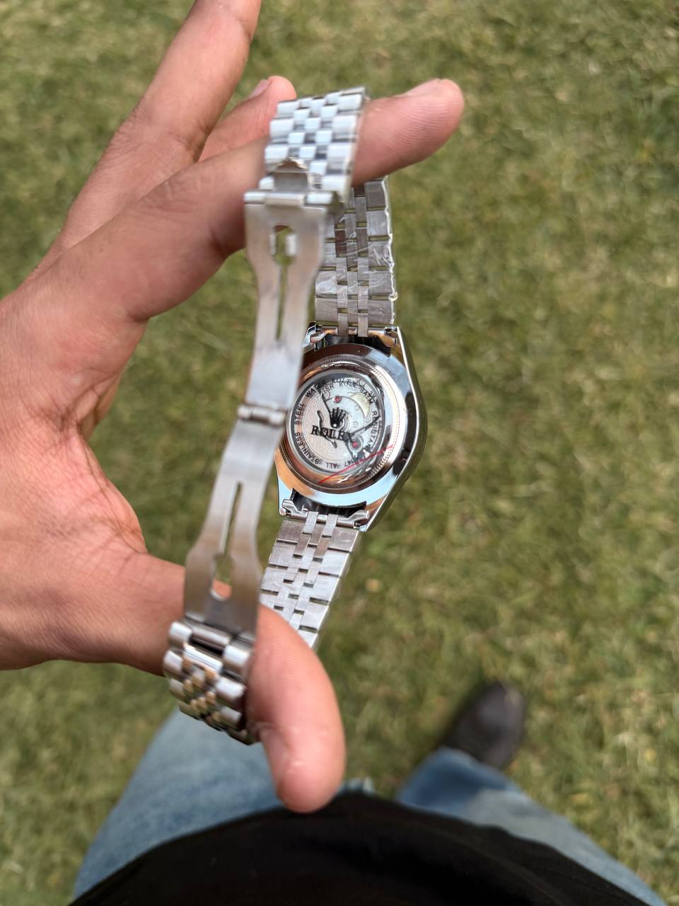 Rolex Watch Transparent Case Back