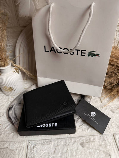 Basic Black Lacoste wallet