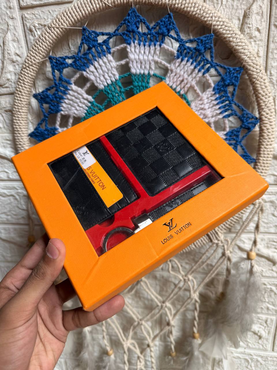 Premium L-V Leather Gift Box 6