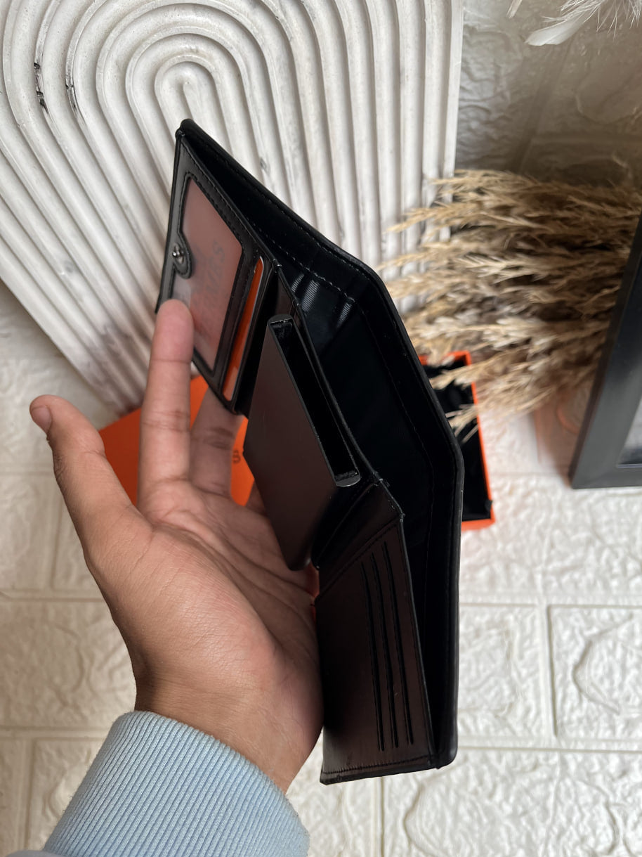 Hermes leather wallet
