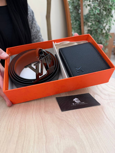 Louis Vuitton Box “ wallet +belt”